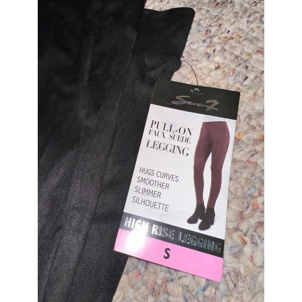 NWT‎ Seven7 Faux Suede Leggings size small